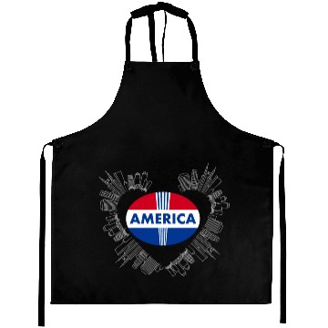 Discover 3 amazon America Aprons