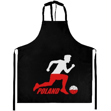 Discover poland poland text striker race goal shooting text Aprons