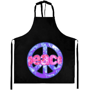Discover wordtease batik peace peacesign Aprons