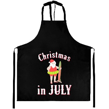 Discover Christmas In July Santa Aprons