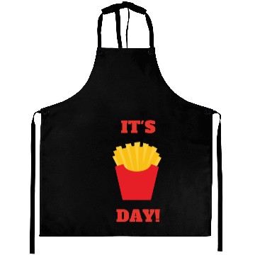 Discover french fries day Aprons