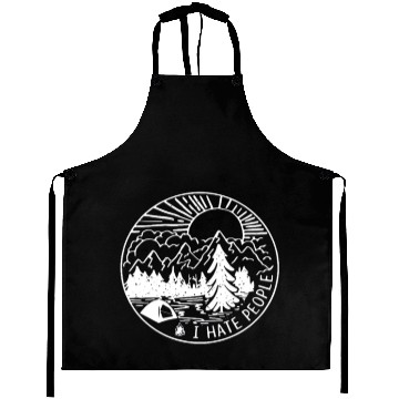 Discover I hate people - campfire Funny Aprons