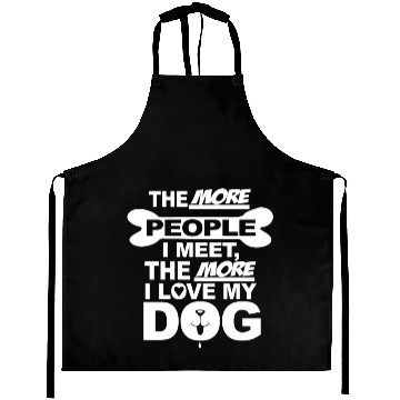 Discover I love my dog the most Aprons