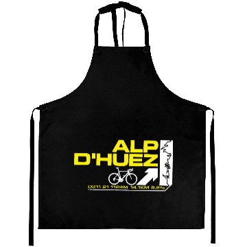 Discover Tour De France Alp D huez Cycling Mens Printed bik Aprons