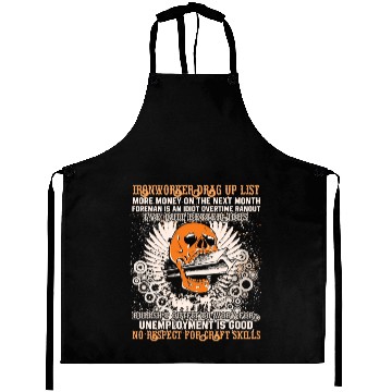 Discover Ironworker Drag Up List Baseball Jerseys Aprons
