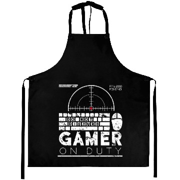 Discover Do not Disturb Gamer Gift Aprons