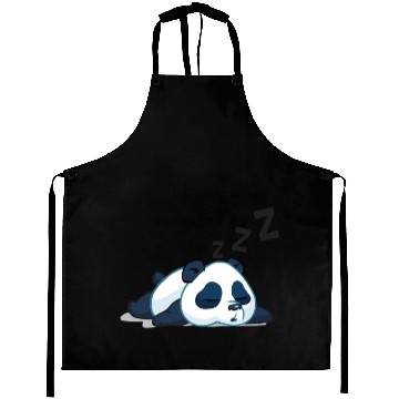 Discover Funny sleeping panda Aprons