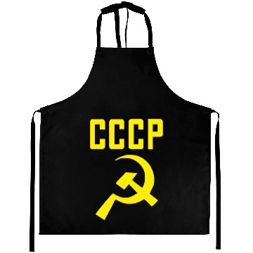 Discover CCCP Hammer Sickle Soviet Union Communist Commun Aprons