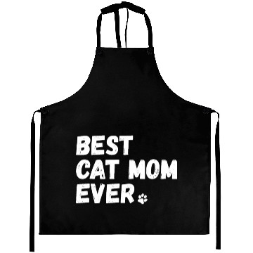 Discover Best Cat Mom Ever Aprons