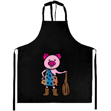 Discover Pig Stone Age Caveman Aprons