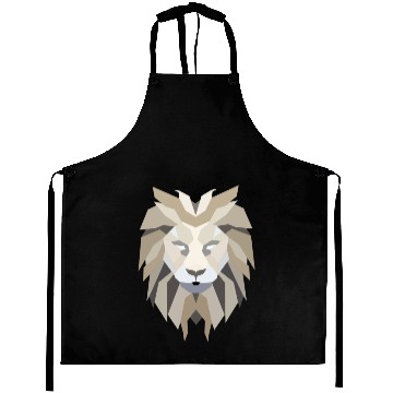 Discover Geometric lion Aprons