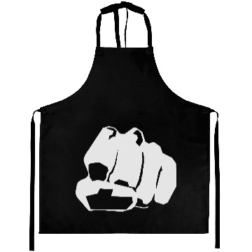 Discover Punch Records Black Logo Range Aprons