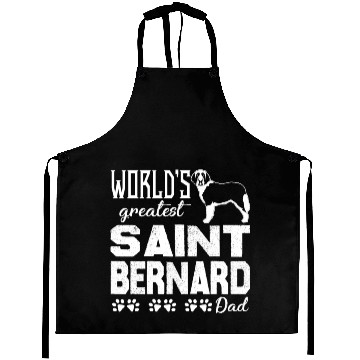 Discover Saint Bernard Dad Aprons