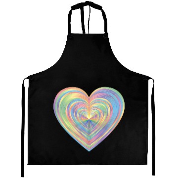 Discover COLORFUL HEART 5 Aprons
