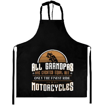 Discover Motorcycle - motorcycle grandpa Aprons