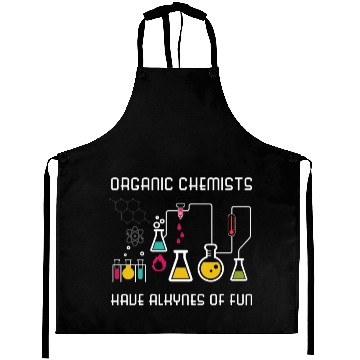 Discover Organic Chemistry Science Chemist Gift Aprons