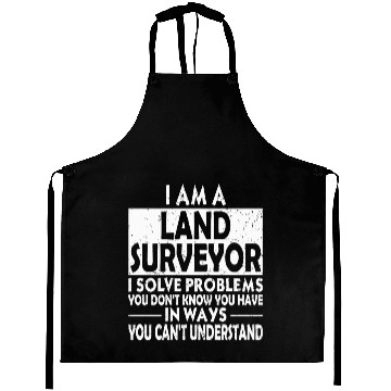 Discover Funny - funny land surveyor problem solving dist Aprons