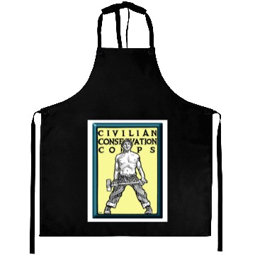 Discover Civilian Conservation Corps Aprons Woodman ship 1940s CCC Gift Aprons