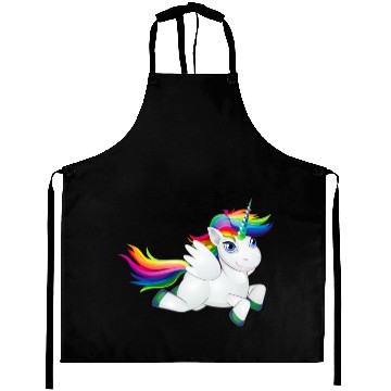 Discover Cute Rainbow Pony Aprons