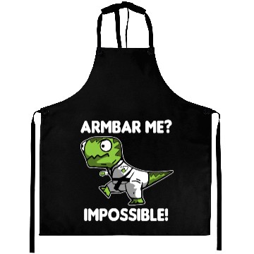Discover Funny T-Rex Dinosaur - BJJ and Jiu Jitsu Aprons