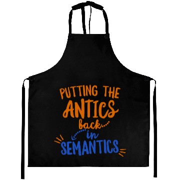 Discover Putting The Antics Back In Semantics Aprons SLP Speech