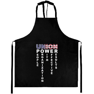 Discover Union Power Pro Labor Union Worker Protest Dark Aprons