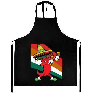 Discover Dabbing Dab Dancing Cinco De Mayo Chili Pepper Aprons