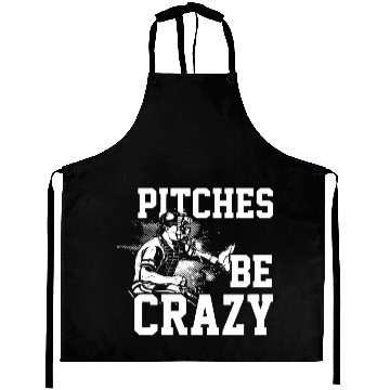 Discover Pitches be crazy baseball softball Aprons