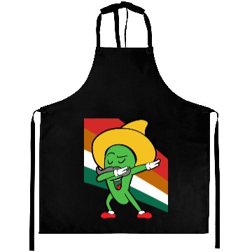 Discover Dabbing Dab Cinco De Mayo Mexico Chili Pepper Aprons