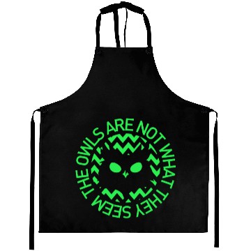 Discover OWLS ARE NOT WHAT THEY SEEM OWLS TWIN PEAKS INSPIR Aprons