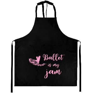 Discover Ballet Student Dance Teacher Gift Ballet is My Jam square Aprons