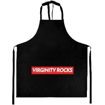 Discover Virginity Rocks, Funny Skippy The Virgin No sx Aprons