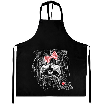 Discover Yorkie Love Aprons