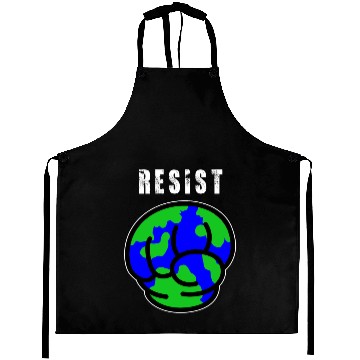 Discover Resist Climate Change Aprons