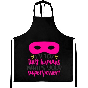 Discover Superpower Superhero Teacher Gift Aprons