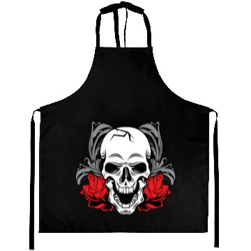 Discover Skull Roses Aprons