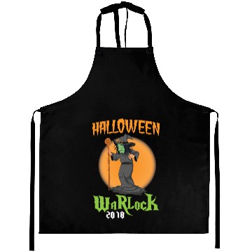 Discover 2018 Halloween Warlock Design Aprons