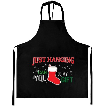 Discover JUST HANGING I Socks on fireplace Aprons