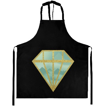 Discover Golden Indie Diamond shape Mountain Aprons
