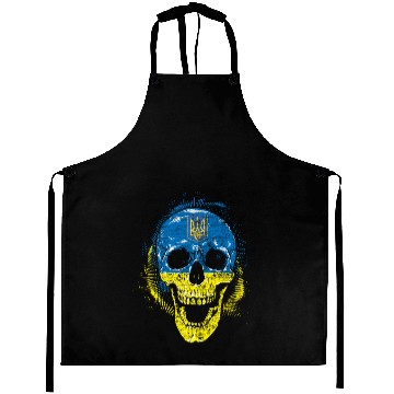 Discover Skull Ukraine Aprons