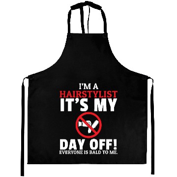 Discover Hairstylist Day Off Worker Gift Aprons