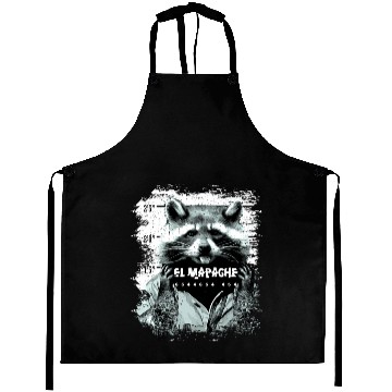 Discover Animal Print Gift El Mapache Aprons