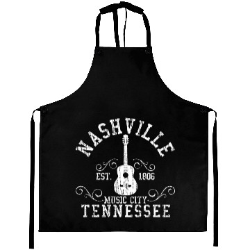Discover Nashville Tennessee - Country Music City Gift Aprons