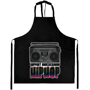 Discover support underground hiphop gift Aprons