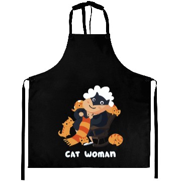 Discover Cat Woman Aprons