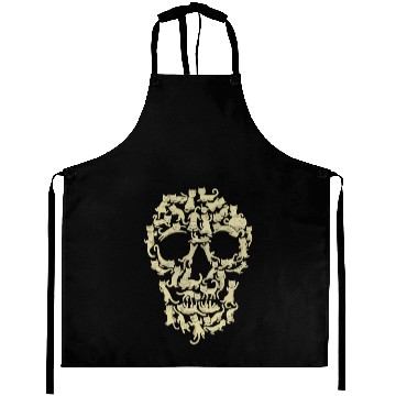 Discover Cat Skull Aprons