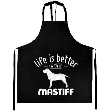 Discover Mastiff Dog Owner Gift Fighting Dog Saying Design Aprons