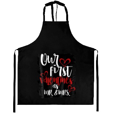 Discover Our First Valentines Day As Mr & Mrs Couples Aprons