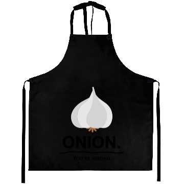 Discover onion - garlic - you're wrong. Aprons