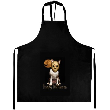 Discover Jason - Halloween Boston Terrier Aprons